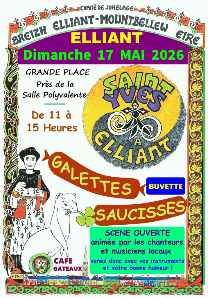 Galette saucisse à Elliant le dimanche 17 mai 2026 à la salle polyvalente